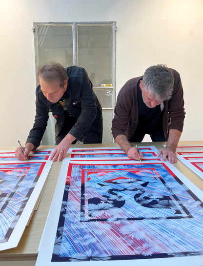 Kai & Sunny X Shepard Fairey - WILD OBEY - 2024 - Printers Proof