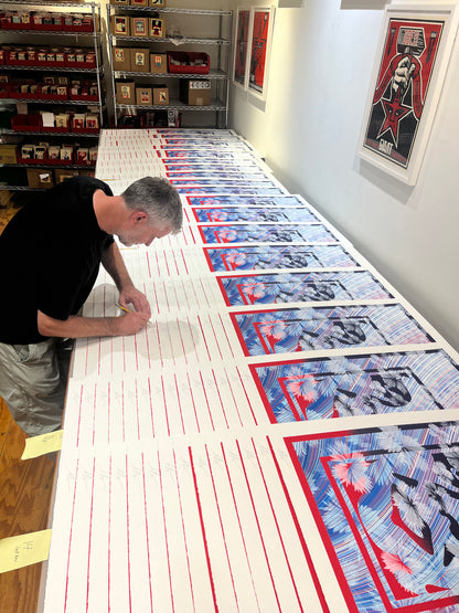 Kai & Sunny X Shepard Fairey - WILD OBEY - 2024 - Printers Proof